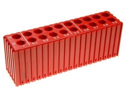 Boîte en plastique pour ranger les forets D12-D13.9