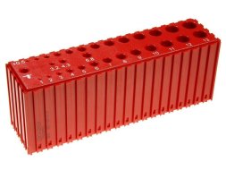 Boîte en plastique pour ranger les forets D1-D13.5
