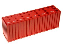 Boîte en plastique pour ranger les robinets M3-M12