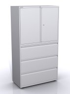 Armoire avec portes et tiroirs SYC10/30D/3