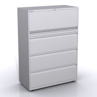 Armoire avec portes battantes et tiroirs SYC10/43/1/3