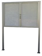 Vitrine double face double battant HDO40 - 16 x A4