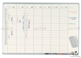 Tableau de planification hebdomadaire (2 modèles)