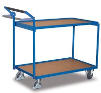 Chariot à étagères avec poignée de frein type sw-600.548