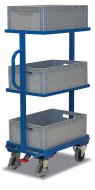 Chariot avec caisses en plastique type sw-400.804