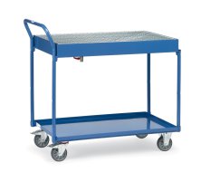 Chariot de table avec puisard et robinet de vidange type 2722
