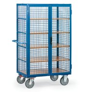 Chariot armoire avec étagères (2 modèles)