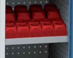 Etagère pliée pour supports NC NCS POL 02