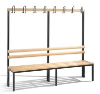 Banc de vestiaire CP 8052-100 - largeur 1960 mm (2 modèles)