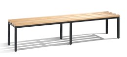 Banc de vestiaire CP 8052-000 - largeur 1960 mm (2 modèles)