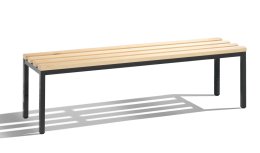 Banc de vestiaire CP 8051-000 - largeur 1500 mm (2 modèles)