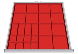 Intercalaire de séparation en plastique 134A