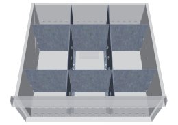 Division métallique des prises 118A