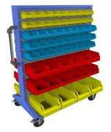 Panneaux mobiles double face avec équipement petit (6 modèles)