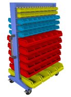 Panneaux mobiles double face avec support d'équipement (6 modèles)
