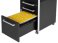 Conteneurs de bureau mobiles sous le bureau