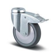 Volant gris avec frein total, rotatif avec couvercle (3 modèles)