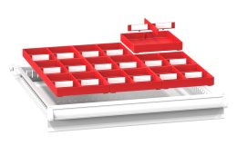 Séparateur de tiroir en plastique ZA 27 x 27D