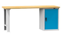 Tables d'atelier série C, largeur 1500, profondeur 700 ou 800, hauteur 880 ou 890 mm (6 modèles)