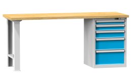 Tables d'atelier série H, largeur 2000, profondeur 700 ou 800, hauteur 880 ou 890 mm (6 modèles)