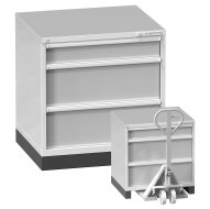 Socle pour armoires à tiroirs POLAK type ZK 45 x 367D