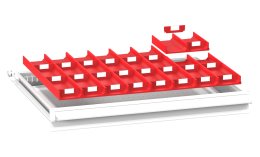 Séparateur de tiroir en plastique ZD 36 x 27D