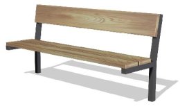 Banc de parc Inter