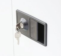 Poignée de remplacement avec serrure pour armoires E782A04, E722A03 et E402A01
