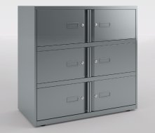 Armoire à boîtes Bisley Essentials 1000 x 800/1000 x 470 mm