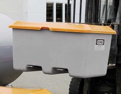 Conteneur pour pépites d'hiver 400 l - sans ouverture, avec poches