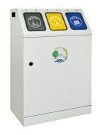Poubelle pour déchets triés TRIPLEX