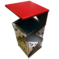 Poubelle pour usage intérieur et extérieur