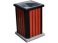 Poubelles extérieures en bois d'atelier