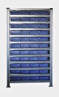 Rack avec caisses 100 x 230 mm - 44 pcs (4 modèles)