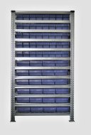 Rack avec caisses 100 x 230 mm - 24 pcs, 100 x 115 mm - 40 pcs (4 modèles)