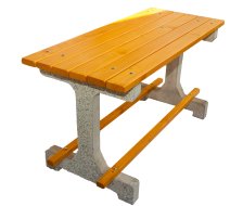 Table de parc en béton