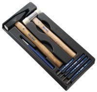 Jeu d'outils à percussion avec marteau DIN