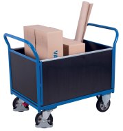 Chariot à plate-forme à quatre côtés d'une capacité de charge de 1000 kg sw-700.465 (4 modèles)