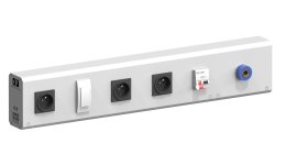 Multiprise électrique pour poste de travail d'inspection et d'essai EK136