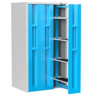 Armoire d'atelier à portes coulissantes et étagères VSD1