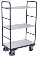 Chariot antistatique, 3 étagères sw-500.258 (4 modèles)