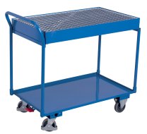 Chariot industriel avec grille de récupération sw-600.505