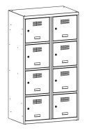 Armoire métallique à hauteur réduite MSum 424S largeur 800 mm