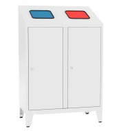 Poubelle double pour déchets triés MPO 02k