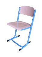 Chaise d'étudiant réglable en hauteur Denis