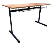 Table d'étudiant Oval II réglable en hauteur