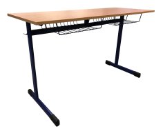Table d'étudiant Oval II fixe