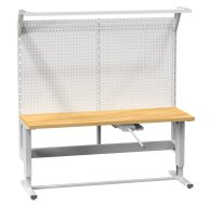 Table réglable à manivelle avec rallonge (2 modèles)