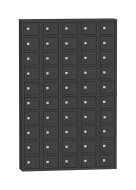 Armoire métallique avec 50 boîtes verrouillables