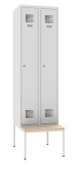 Armoire métallique Sum 320 W avec banc P321 W